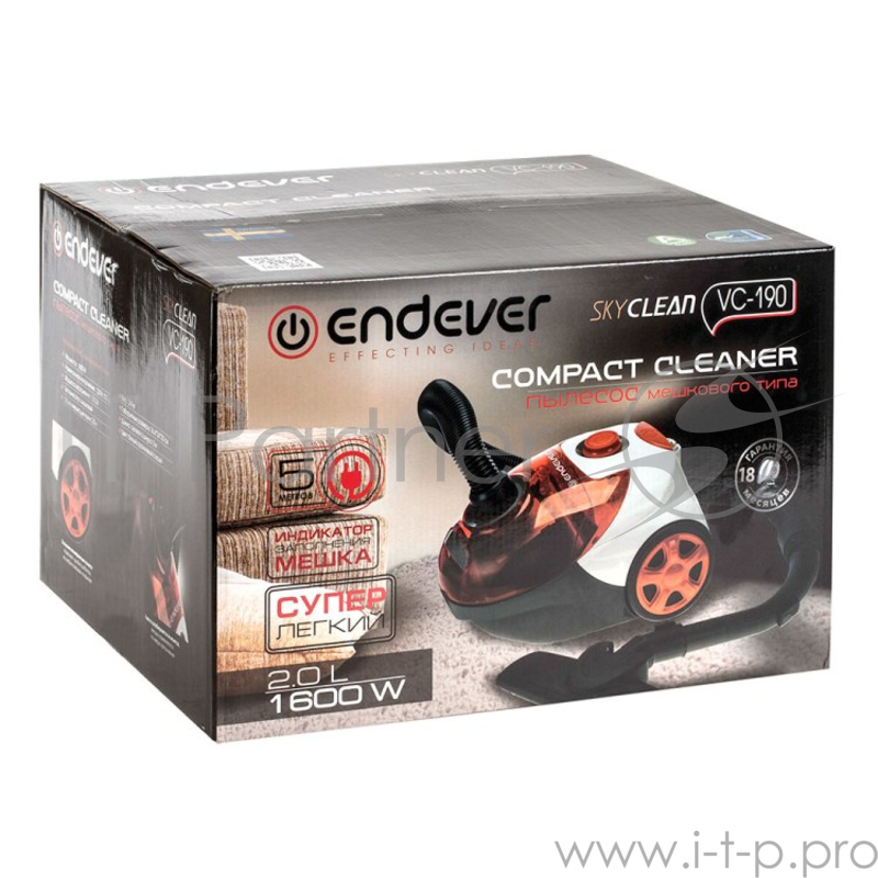 Пылесос Endever SkyClean VC-190