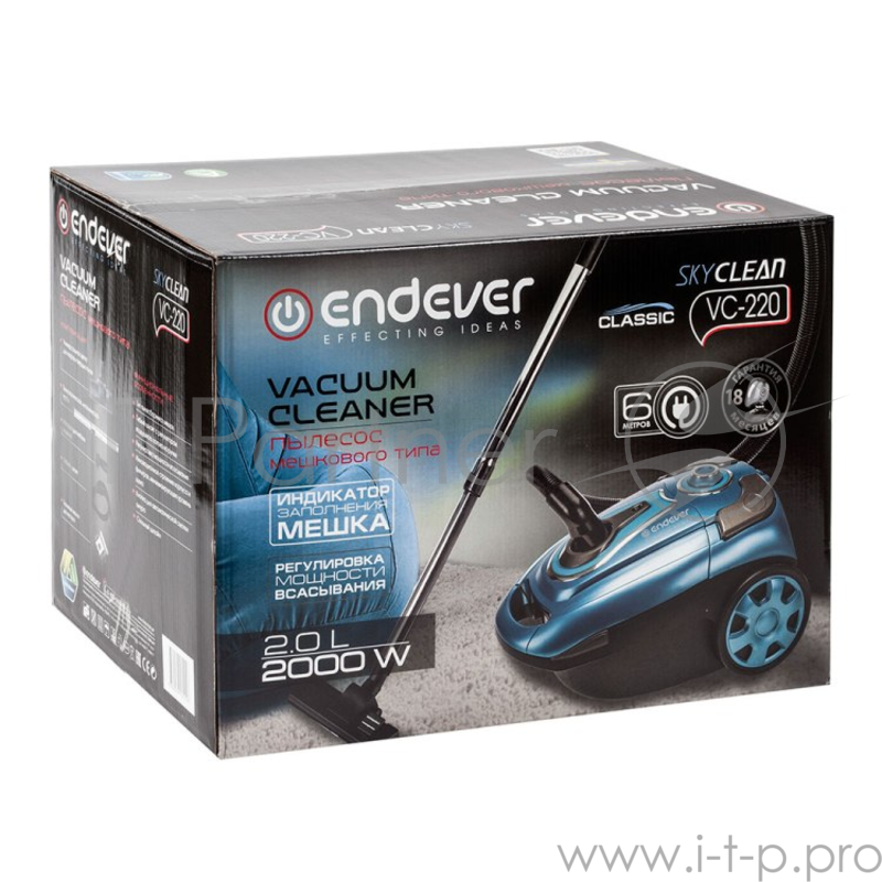 Пылесос Endever Skyclean VC 220
