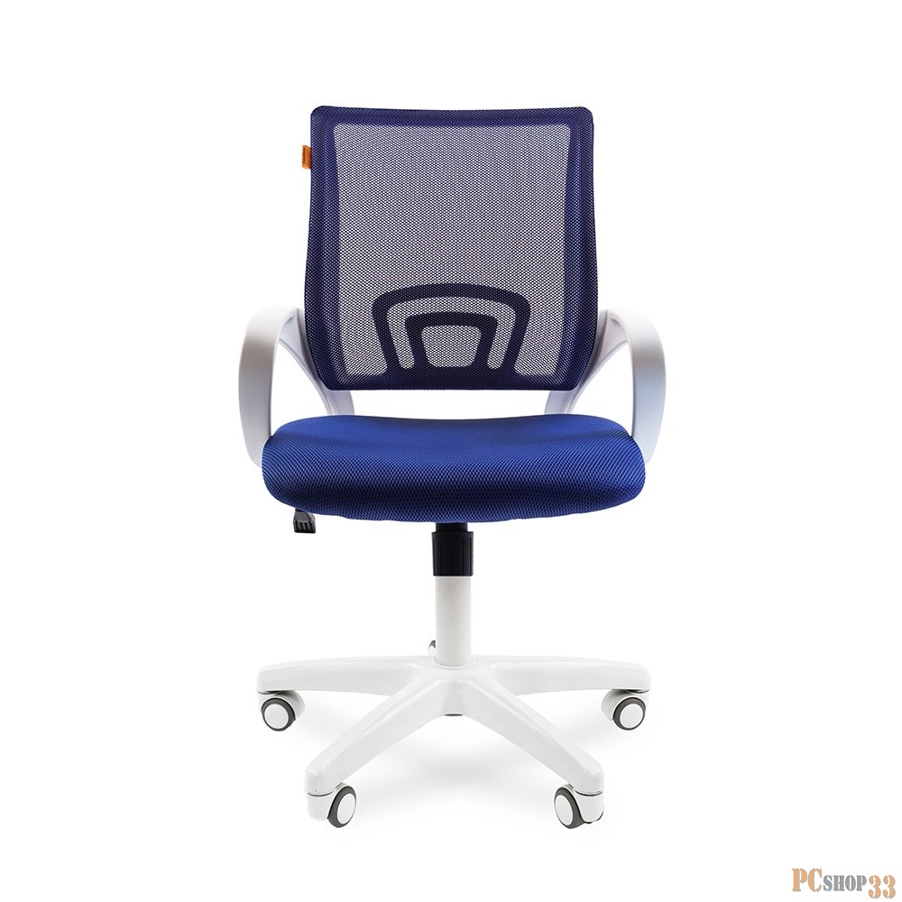 Офисные кресла Офисное кресло Chairman 696 Россия белый пластик TW-10/TW-05 синий 7014839