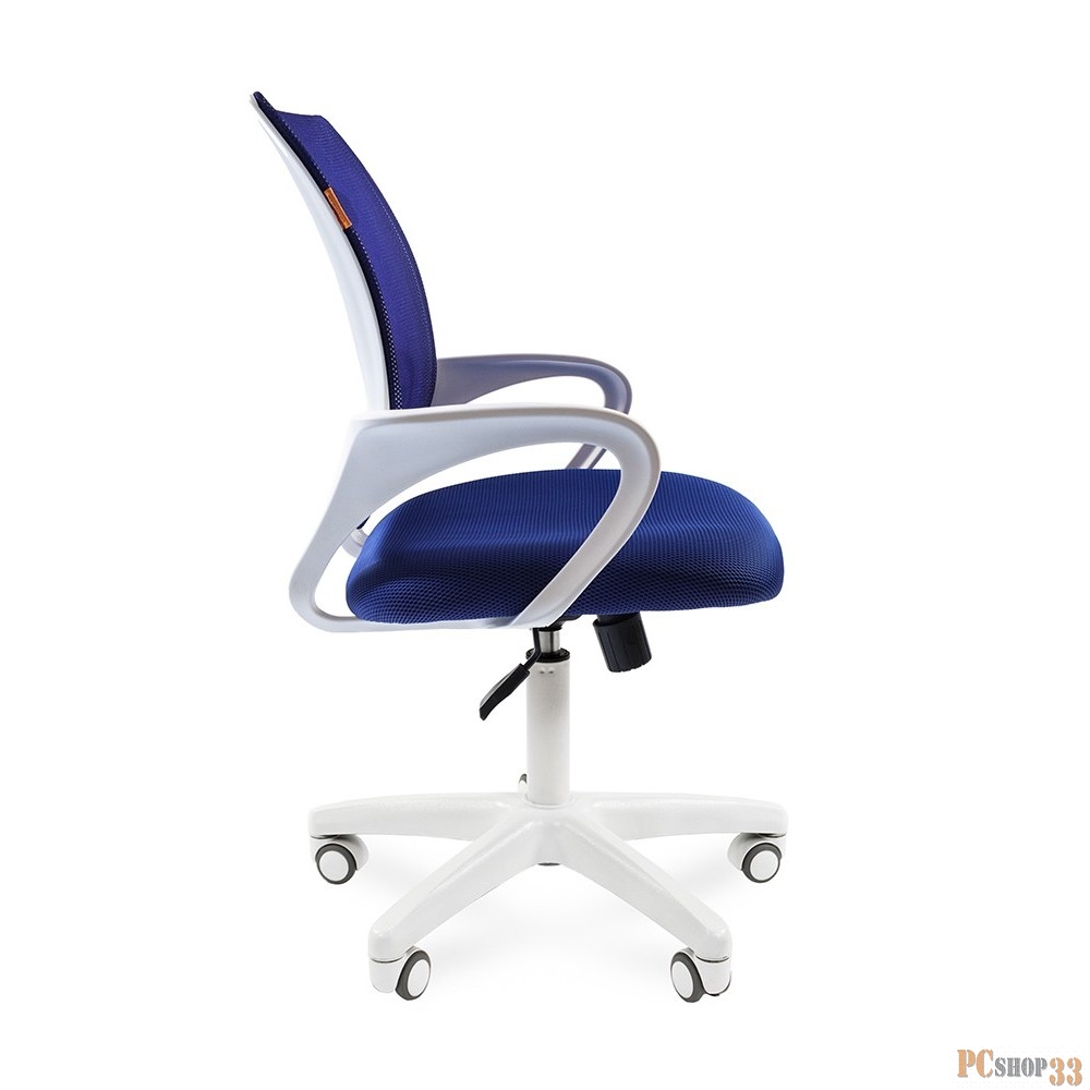 Офисные кресла Офисное кресло Chairman 696 Россия белый пластик TW-10/TW-05 синий 7014839