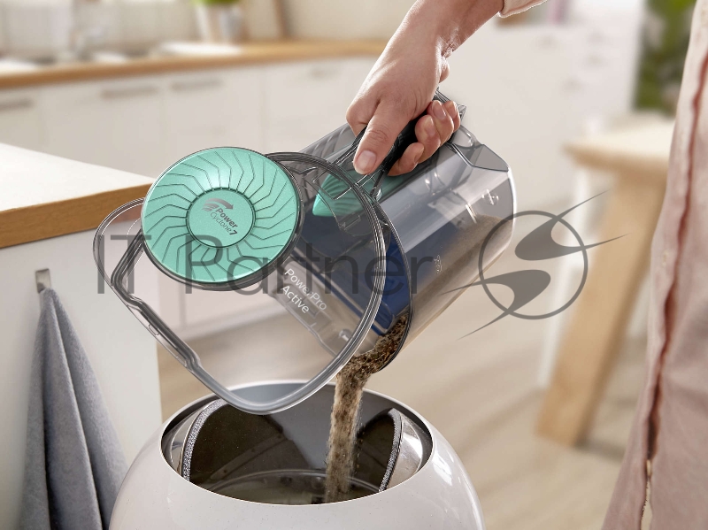 Пылесос Philips PowerPro Active FC9573/01 1900Вт черный/синий