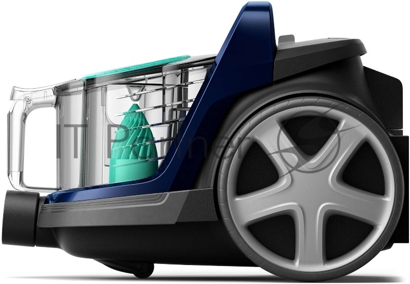 Пылесос Philips PowerPro Active FC9573/01 1900Вт черный/синий