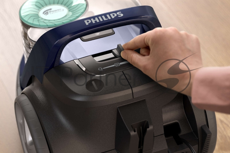 Пылесос Philips PowerPro Active FC9573/01 1900Вт черный/синий