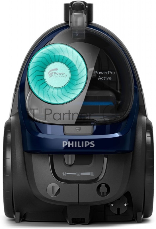 Пылесос Philips PowerPro Active FC9573/01 1900Вт черный/синий