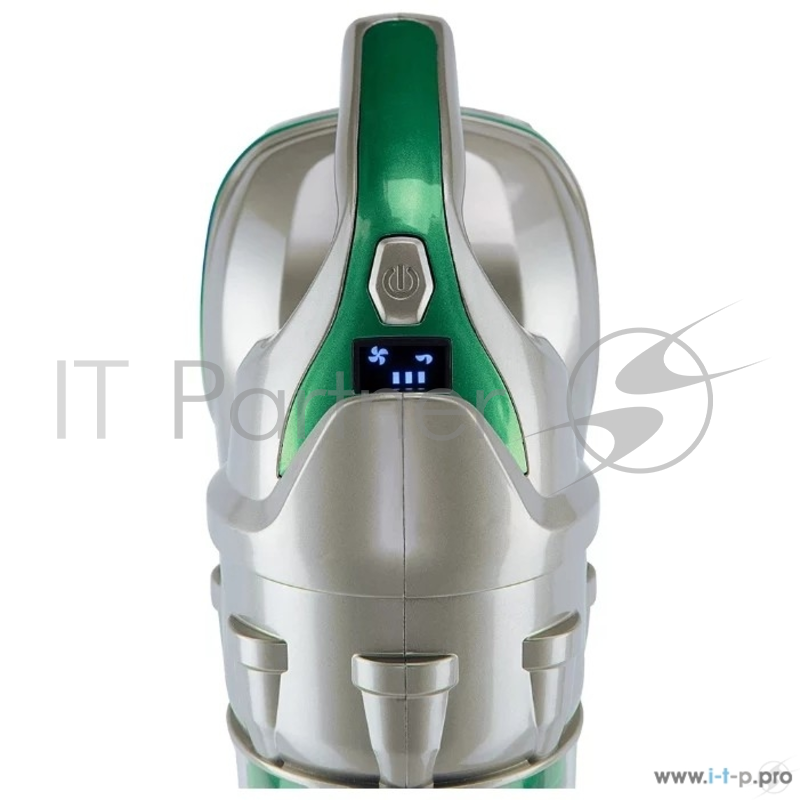 Пылесос вертикальный Kitfort KT-517-3, циклонный фильтр, 120 Вт, зелёный/ серый