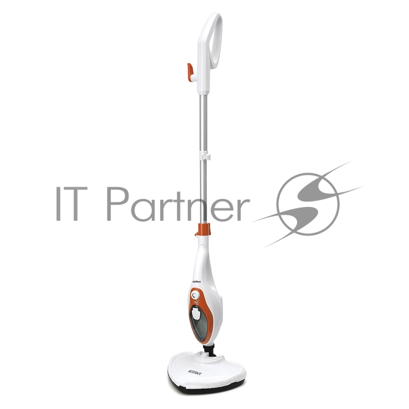 Швабра паровая Kitfort KT-1004-3 1500Вт оранжевый/белый