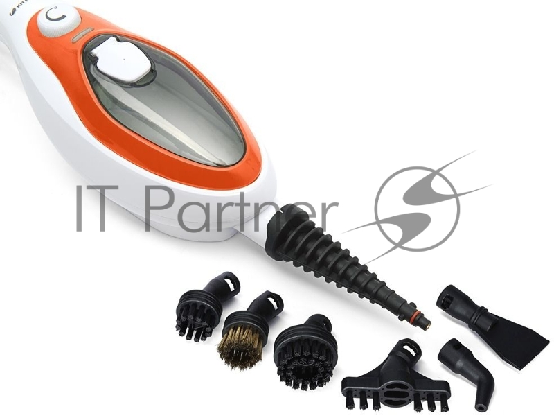 Швабра паровая Kitfort KT-1004-3 1500Вт оранжевый/белый