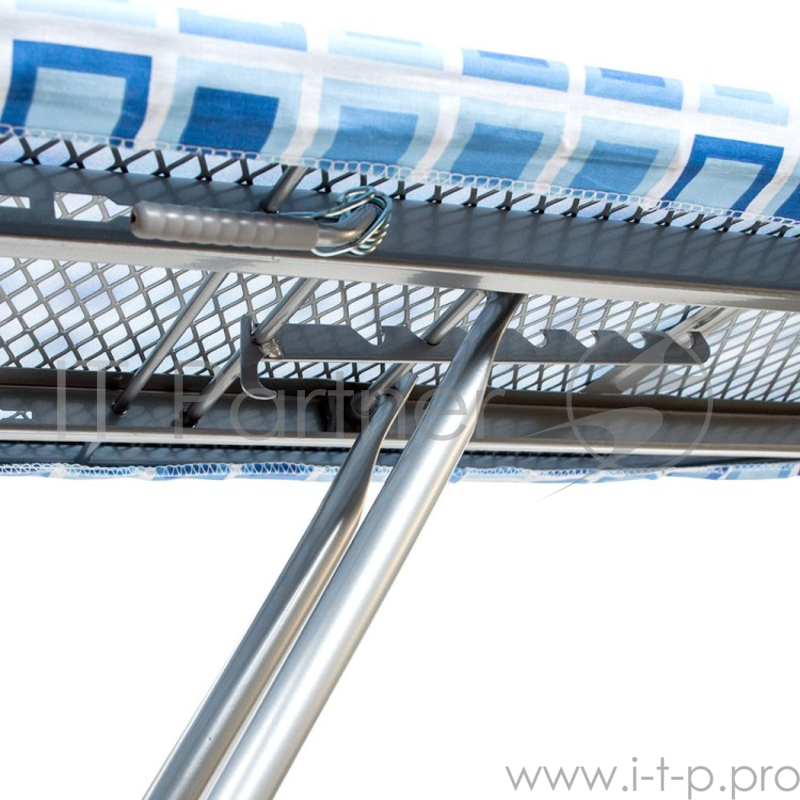 Гладильная доска Endever Delta-20, подставка д/утюга, 7 регулировок по высоте, высота 90 см, 110х33 см, серебристый