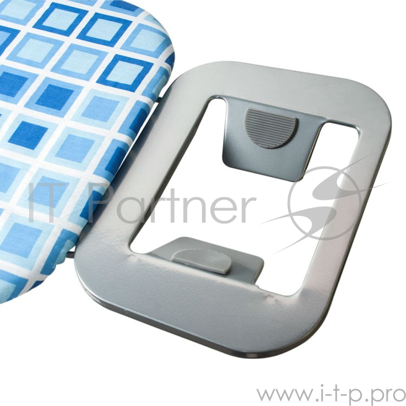 Гладильная доска Endever Delta-20, подставка д/утюга, 7 регулировок по высоте, высота 90 см, 110х33 см, серебристый