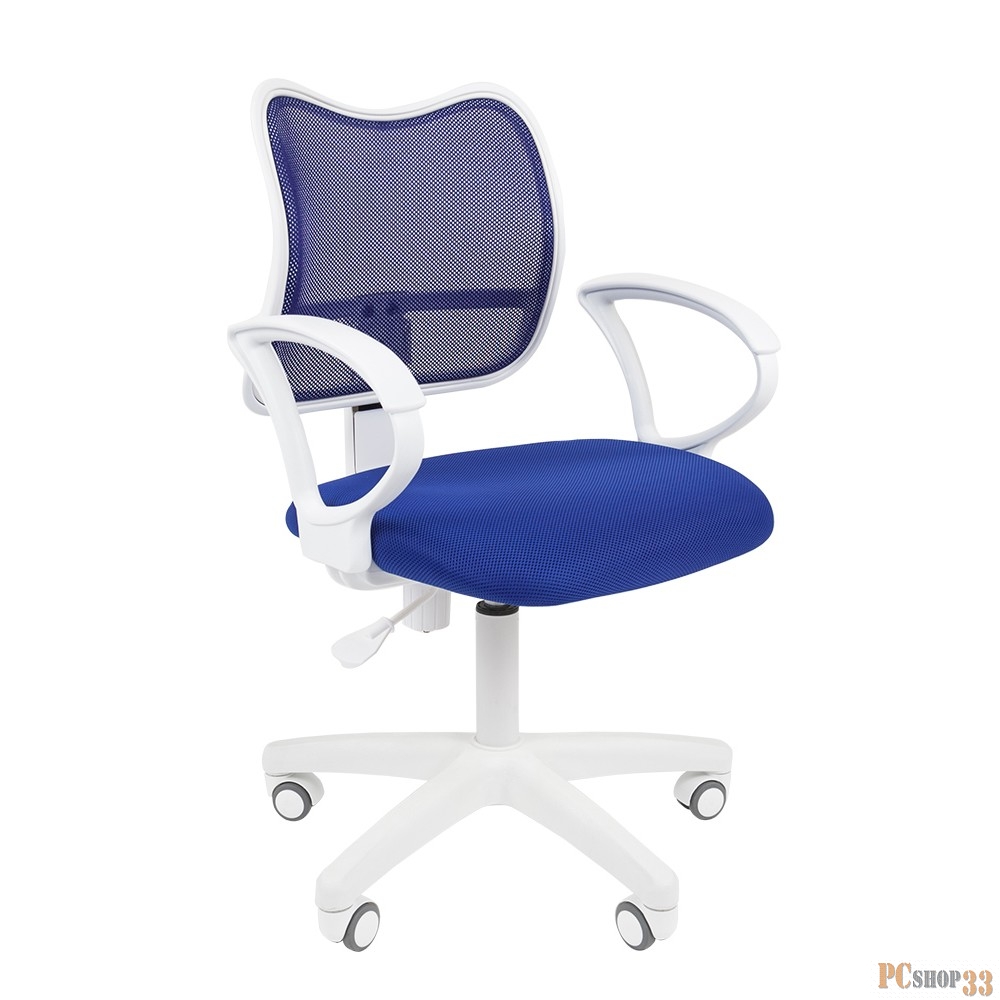 Офисные кресла Офисное кресло Chairman 450 LT Россия белый пластик TW-10/TW-05 синий 7019774