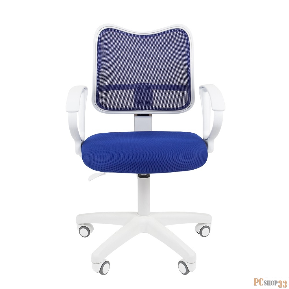 Офисные кресла Офисное кресло Chairman 450 LT Россия белый пластик TW-10/TW-05 синий 7019774