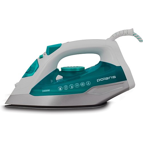 Утюг Polaris PIR 2442AK 3m 2400Вт голубой/белый