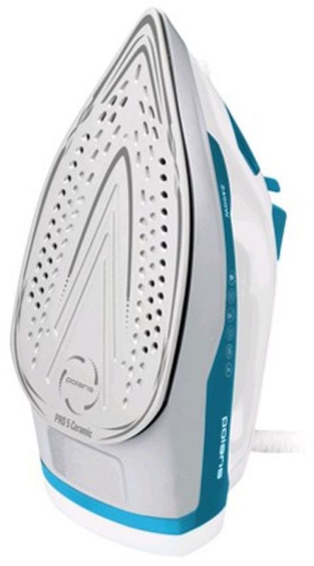 Утюг Polaris PIR 2442AK 3m 2400Вт голубой/белый