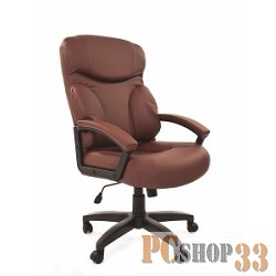 Офисное кресло Chairman 435 LT Россия экопремиум коричневая (7007493)