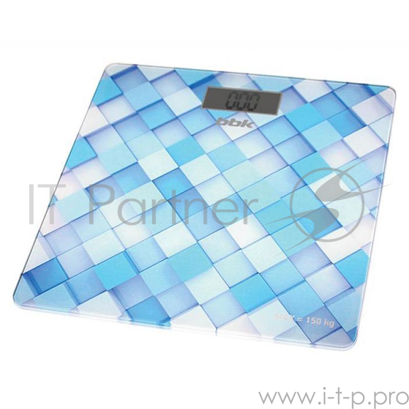 Весы напольные BBK BCS3001G голубой