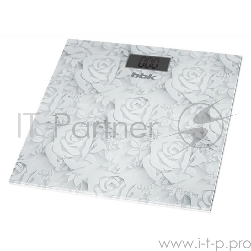 Весы напольные BBK BCS3000G белый