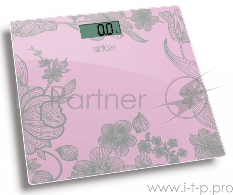 Весы напольные электронные Sinbo SBS 4429 макс.180кг розовый