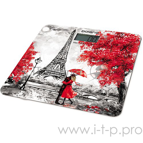 Весы напольные электронные Polaris PWS-1864-DG, 180 кг,стекло