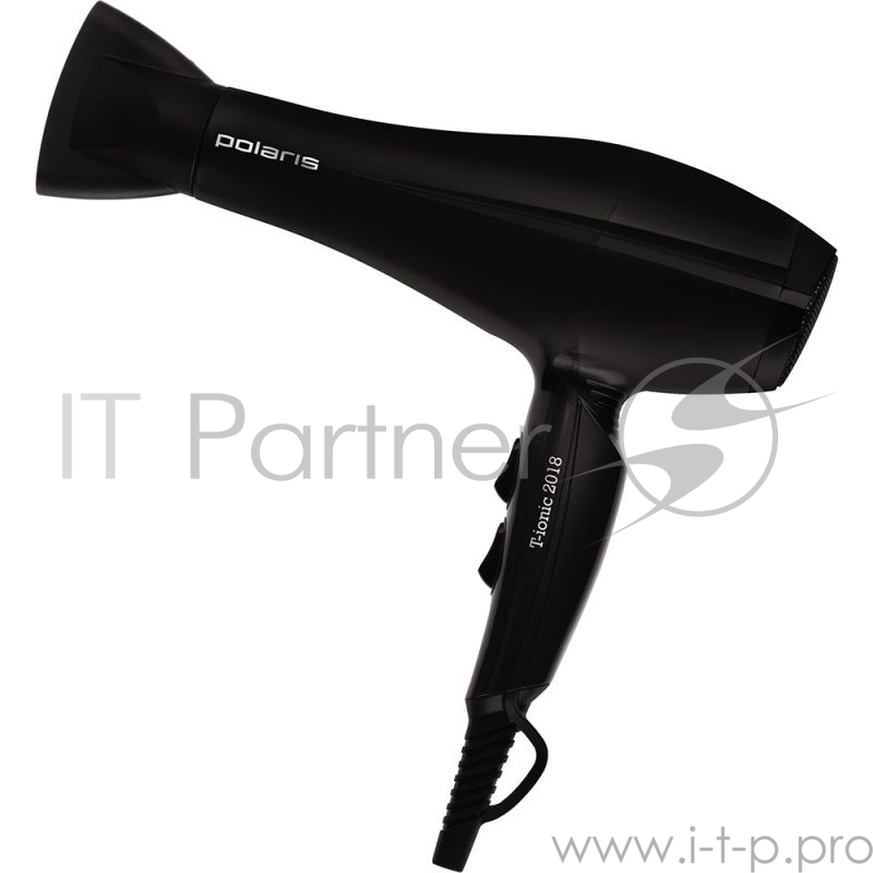 Фен POLARIS PHD2018Ti черный 1800Вт