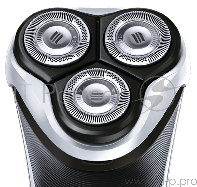 Бритва роторная Philips PT860 реж.эл.:3 питан.:элек.сеть/аккум. черный/серебристый