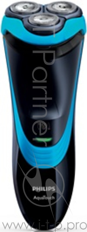 Бритва роторная Philips AT756 синий/голубой
