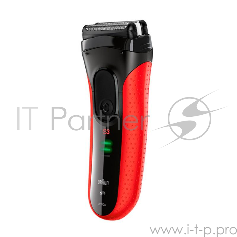 Бритва BRAUN 3030S красный/черный