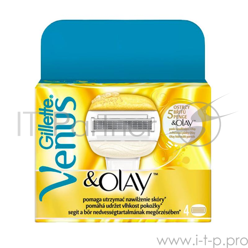 Сменные кассеты GILLETTE VENUSOLAY 4 шт