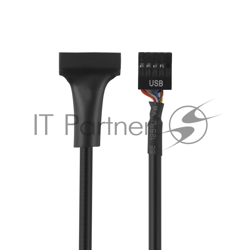 Переходник Greenconnect Адаптер переходник 0.15m для материнской платы 8 pin USB 2.0 / 19 pin USB 3.0 (GCR-U2U3)