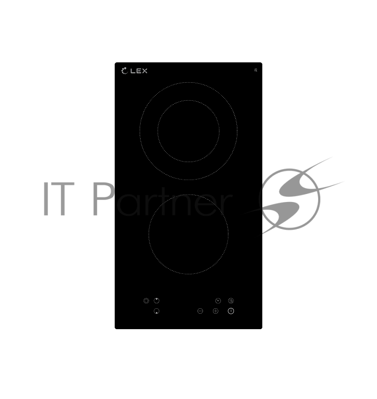 Варочная поверхность Lex EVH 321 BL черный