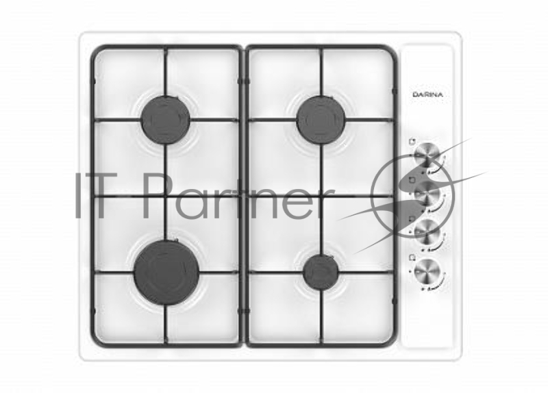 Газовая варочная поверхность Darina T1 BGM 341 11 W белый
