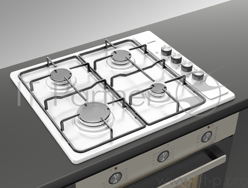 Газовая варочная поверхность Darina T1 BGM 341 11 W белый