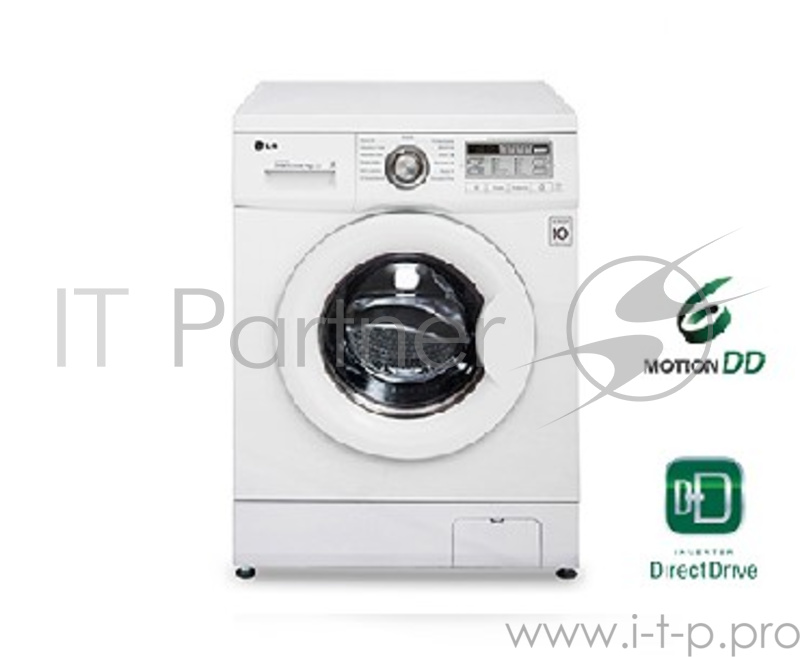 Стиральная машина LG F-10B8QD(загрузка (до 7 кг), электронное (интеллектуальное) управление, класс стирки A, потребления А++ ( 1.19кВтч) 1000 oб/мин, отложенный старт, защита от протечек воды, диагностика Smart Diagnosis. Габариты (ШxГxВ)60x55x85 см)