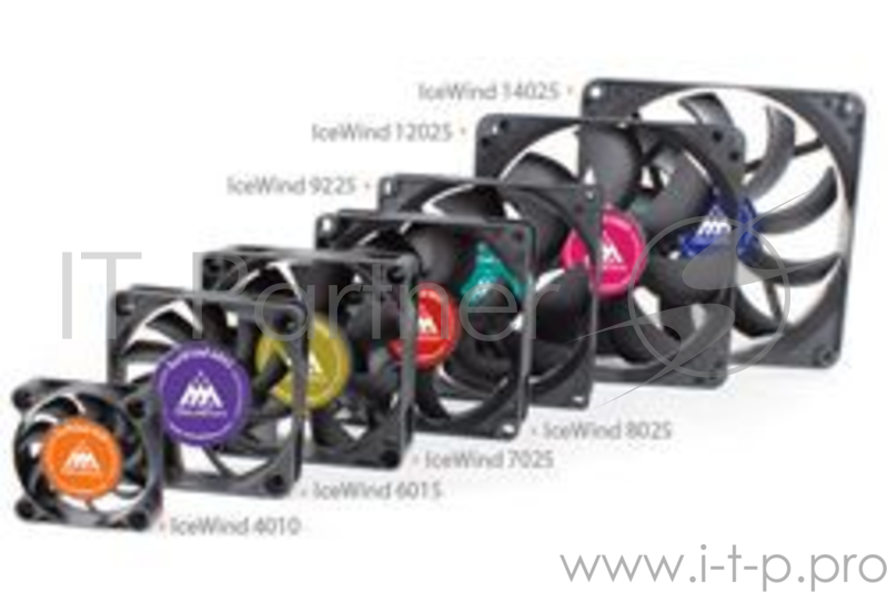Вентилятор Glacialtech IceWind 9225 3-pin 4-pin (Molex)20dB Bulk