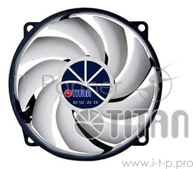 Вентилятор Titan TFD-9525H12ZP/KU(RB) 4-pin 10-27dB Ret
