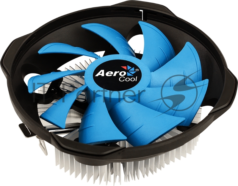 Устройство охлаждения(кулер) Aerocool BAS U-PWM Soc-FM2+/AM2+/AM3+/AM4/1150/11 4-pin 15-26dB Al 110W 361gr Ret