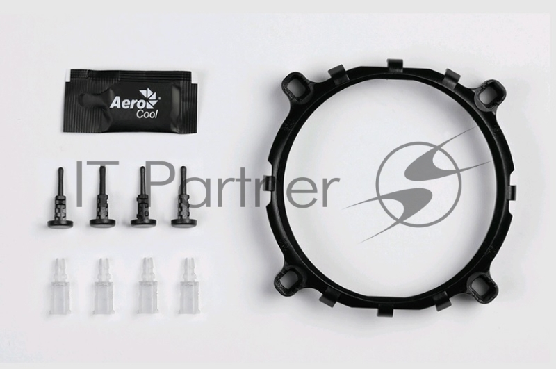 Устройство охлаждения(кулер) Aerocool BAS U-PWM Soc-FM2+/AM2+/AM3+/AM4/1150/11 4-pin 15-26dB Al 110W 361gr Ret