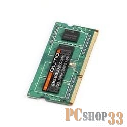 Модуль памяти QUMO DDR3 SODIMM 4GB QUM3S-4G1600KK11/C11 {PC3-12800, 1600MHz}