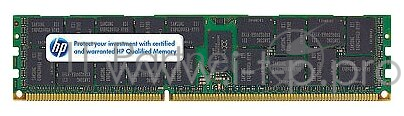 Модуль памяти 16Gb HP 1333MHz PC3L-10600R-9 DDR3 dual-rank x4 1.35V Reg DIMM (O