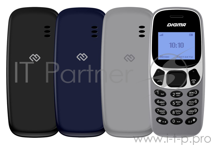 Мобильный телефон Digma Linx A105N 2G 32Mb черный моноблок 1.44