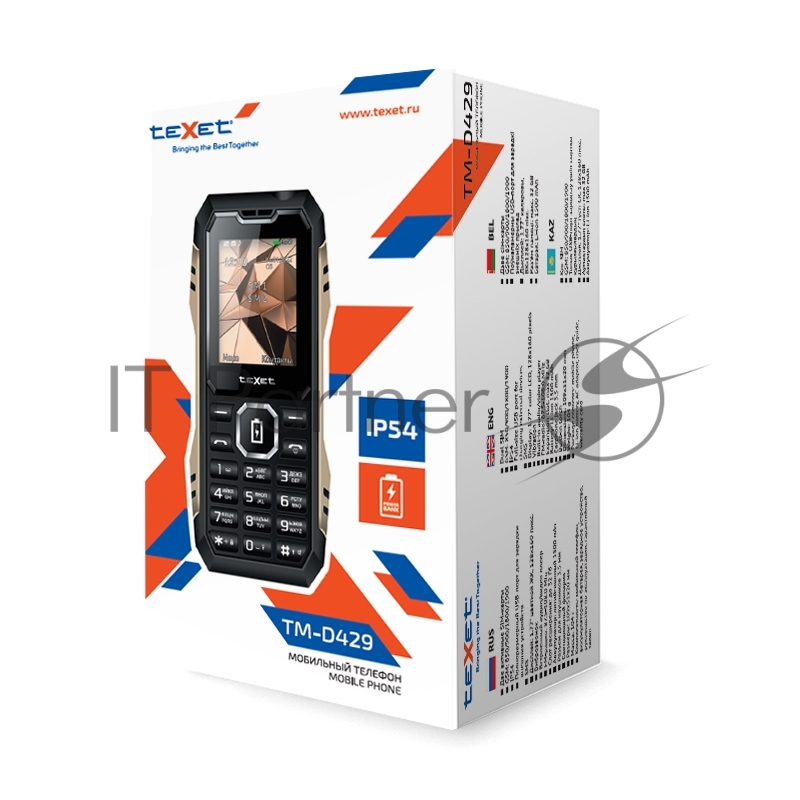 Мобильный телефон teXet TM-D429 антрацит