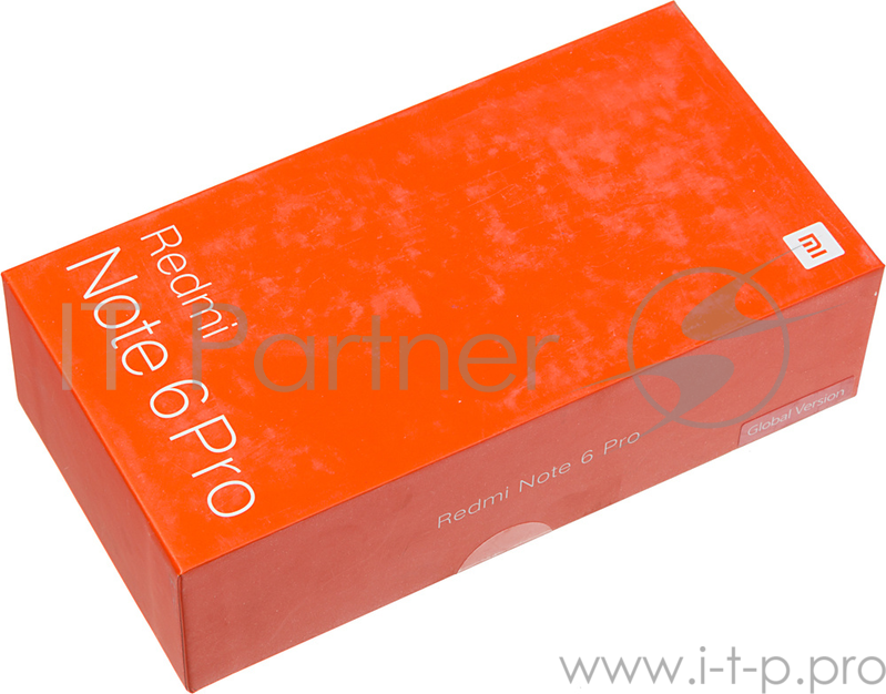 Смартфон Xiaomi Redmi Note 6 Pro Black (M1806E7TG), 6.26'' 19:9 2280x1080, 1.8GHz, 8 Core, 3GB RAM, 32GB, up to 256GB flash, 12Mpix+5Mpix/20Mpix+2Mpix, 2 Sim, 2G, 3G, LTE, BT v5.0, Wi-Fi, GPS/AGPS/GLONASS/BDS/Galileo, Micro-USB, 4000mAh, 157.9x76.4x