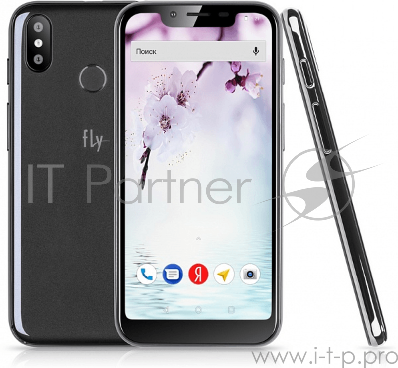Fly View Max 4G 2Gb+16Gb Graphite Смартфон