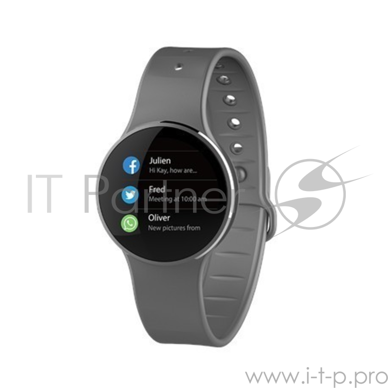 Фитнес-трекер MyKronoz ZeCircle2 цвет серебро/серый