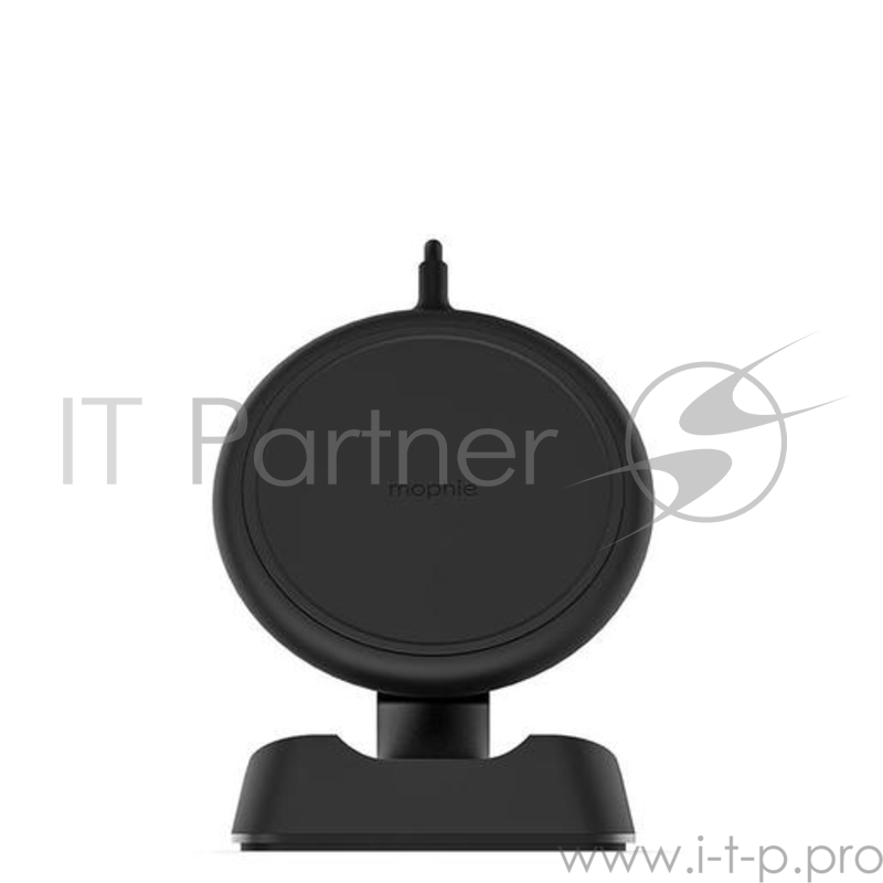 Беспроводная зарядная станция Mophie Universal Wireless Charge Stream Desk Stand с подставкой для мобильных устройств. Цвет черный.