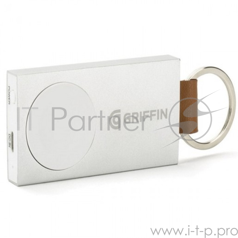Портативный аккумулятор в виде брелока Griffin Travel Power Bank для часов Apple Watch.