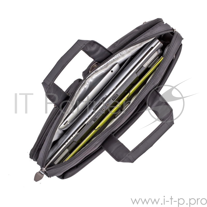 Сумка для ноутбука 16 Riva 8530 черный полиэстер