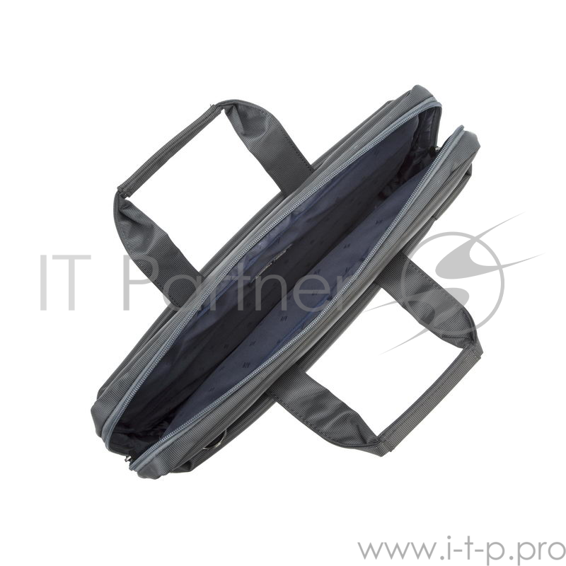 Сумка для ноутбука 15.6 Riva 8231 серый полиэстер