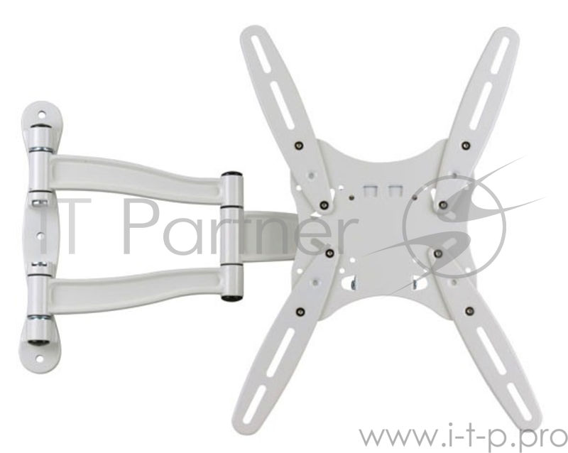 Кронштейн для телевизора Kromax TECHNO-5 белый 15-55 макс.35кг настенный поворот и наклон