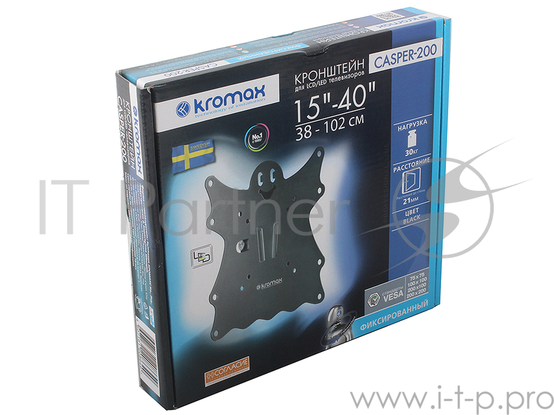 Кронштейн KROMAX CASPER-200 20”-43”