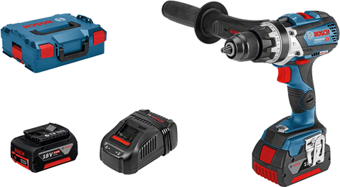 Акк уд др-шур BOSCH GSB 18V-60 C (06019G2100) 2x5,0 Ач LB, 1900 об/мин, 28500 уд/мин, БЗП